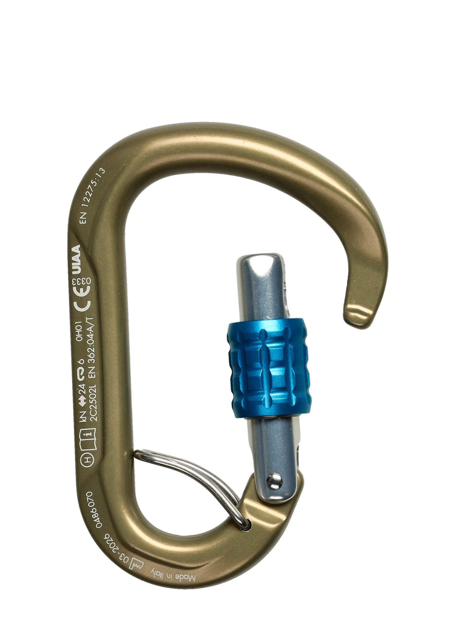 Karabína SKYLOTEC Tondo SGL HC - hard coated / lightblue