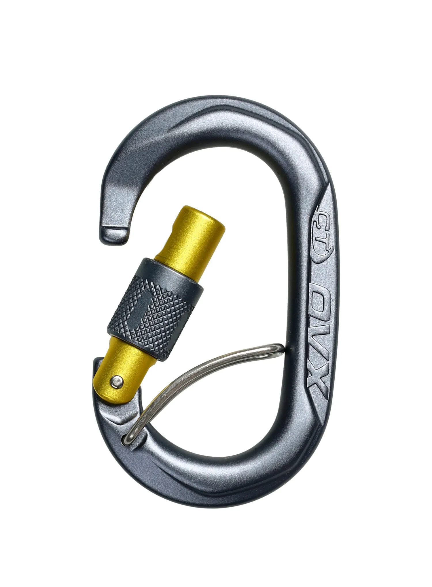 Karabína so skrutkovacím uzáverom Climbing Technology/SKYLOTEC OVX SGL - mustard/anthracite