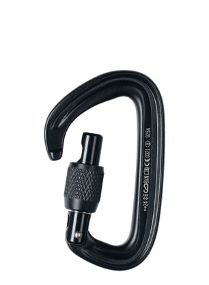 Karabína Black Diamond LiteForge Screwgate - black