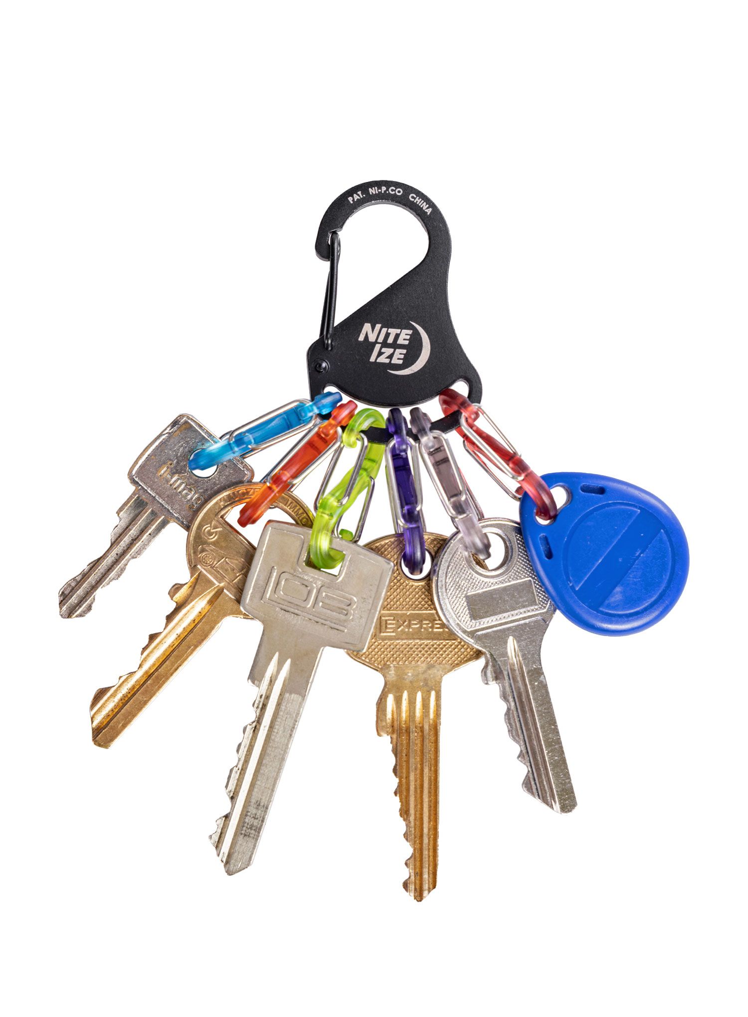 Karabínka na kľúče Nite Ize KeyRack S-Biner  - black