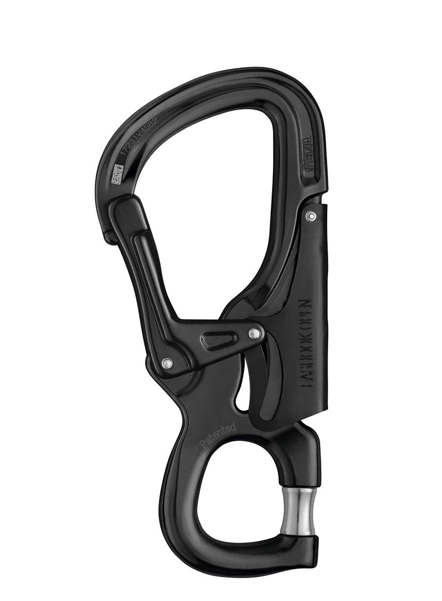 Karabína Petzl Eashook Open - black