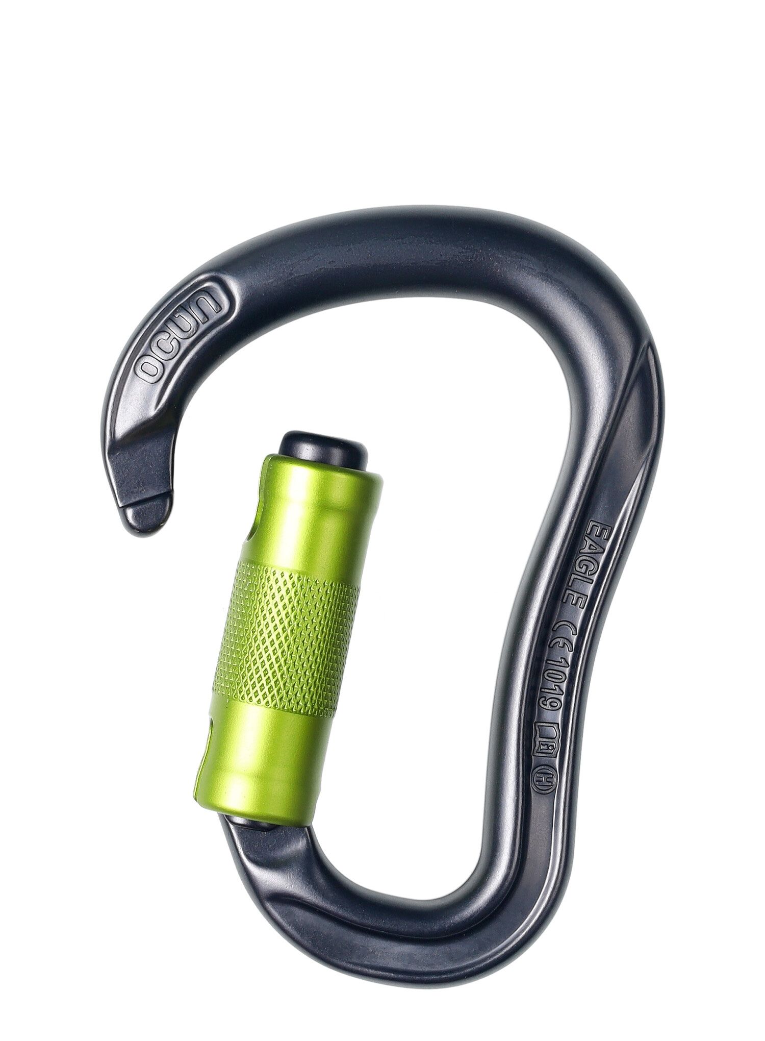 Karabína Ocun Eagle HMS Twist - anthracite/green