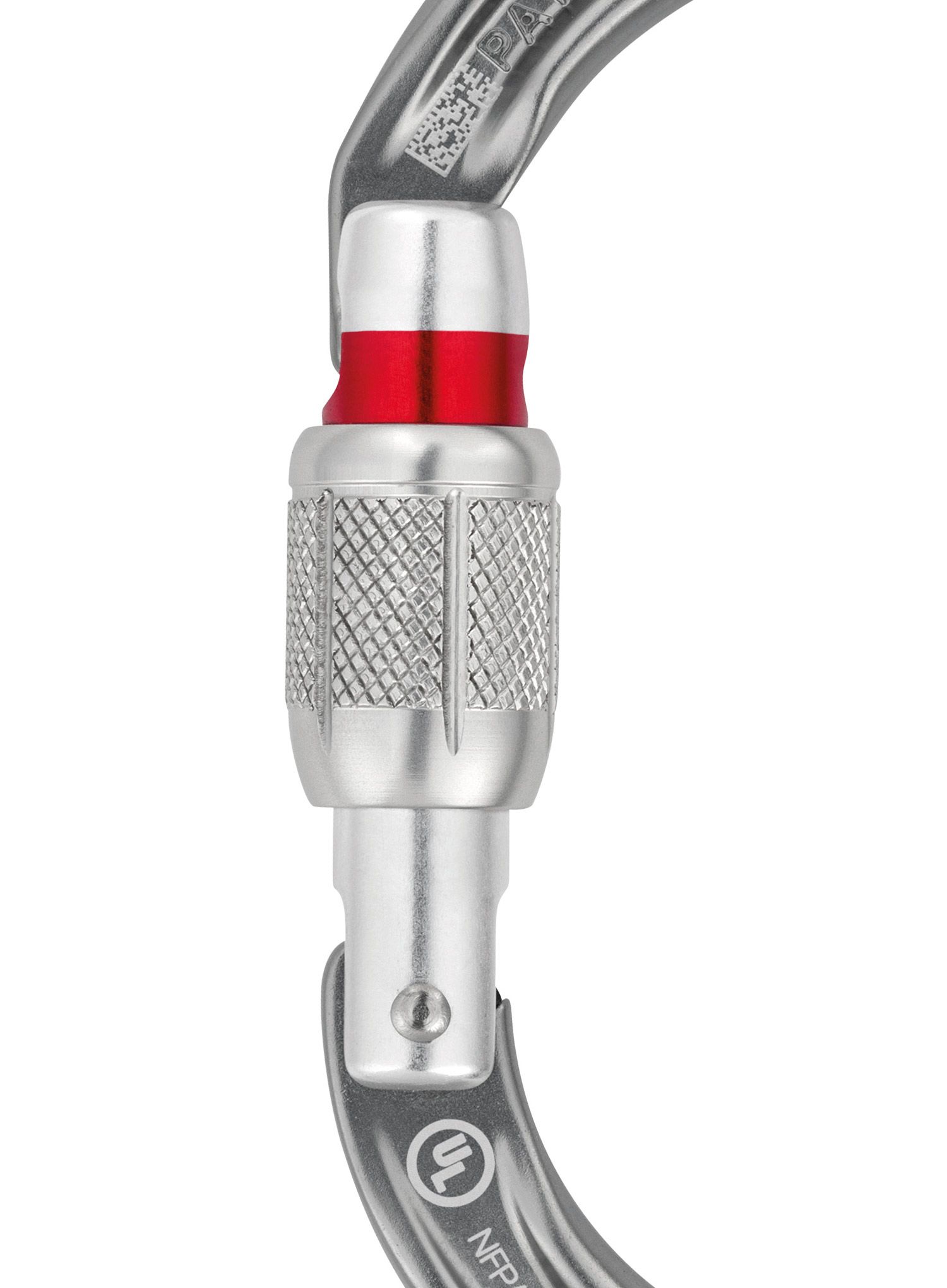 Karabína Petzl Am'D Screw-Lock - silver