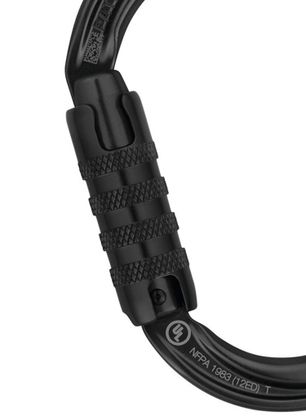 Karabína Petzl Am'D Twist-Lock - black