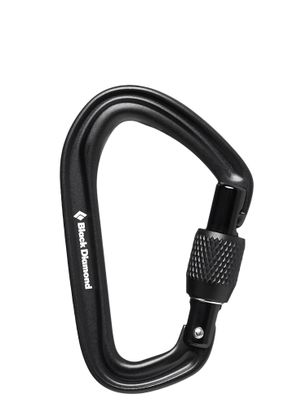 Karabíny Black Diamond HotForge Screwgate 3 Pack - black