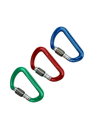 Karabíny DMM Shadow Screwgate Colour 3 Pack - blue/red/green