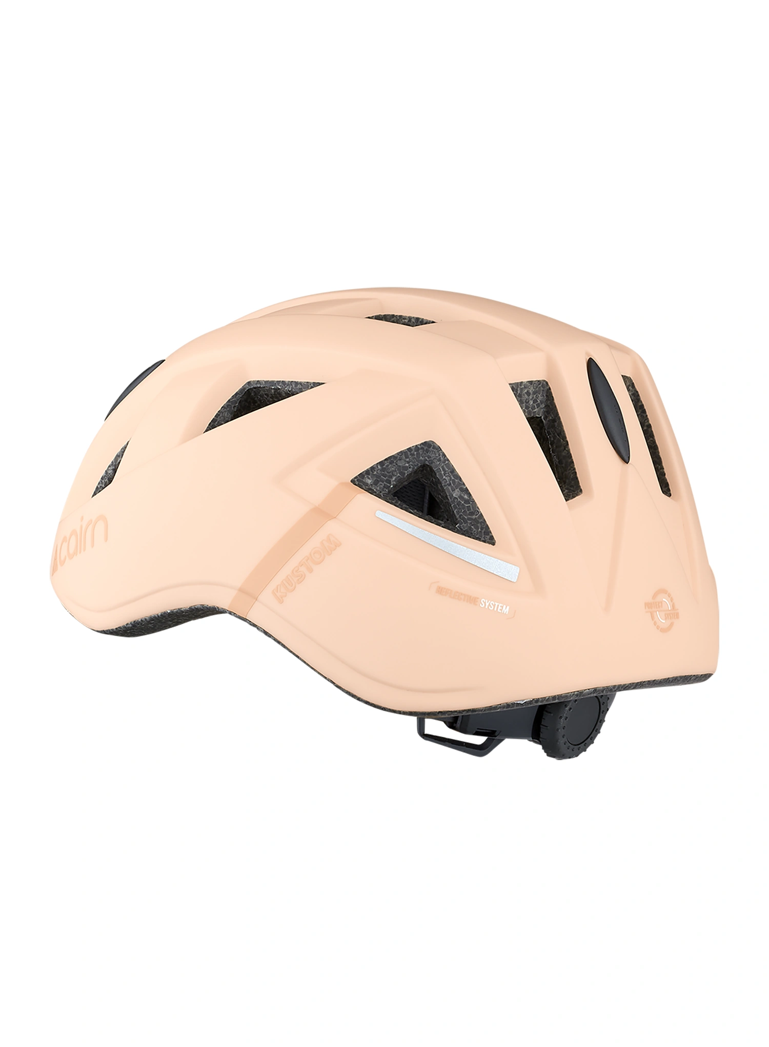 Cyklistická prilba pre deti Cairn Kustom - mat peach