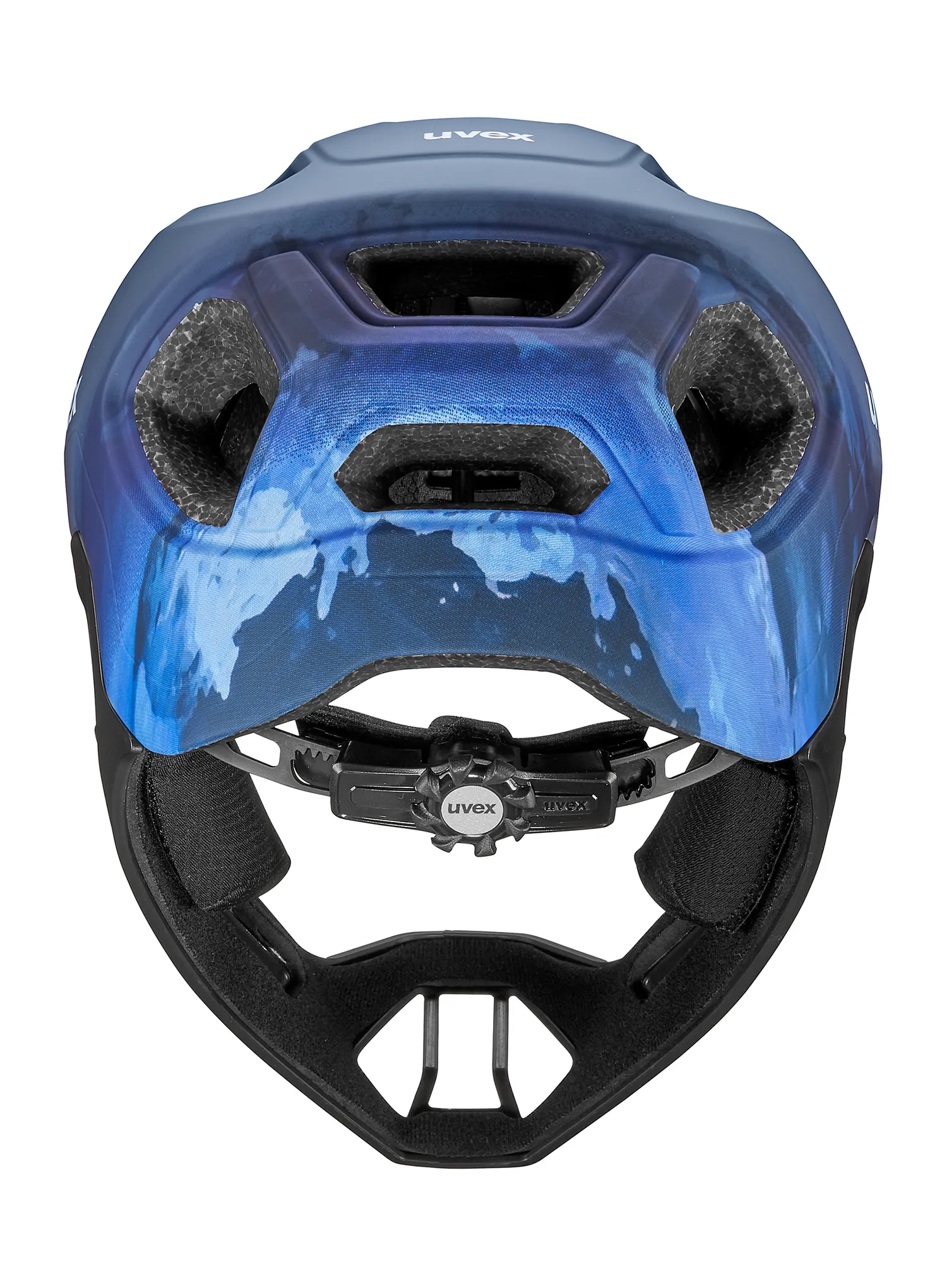 Detská prilba Uvex React Jr. Fullface - dusk blue matt