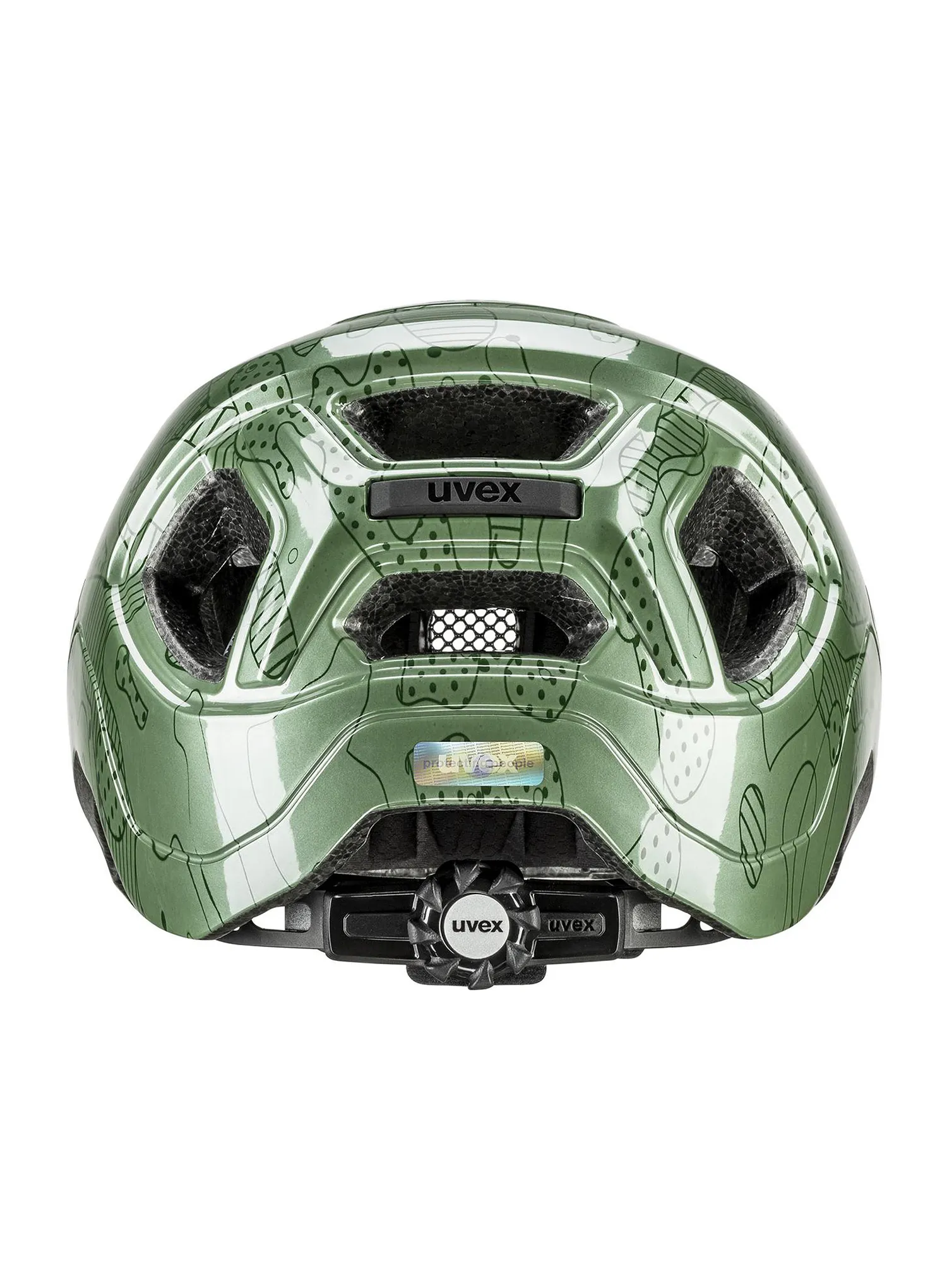 Cyklistická prilba pre deti Uvex React JR. - moss green altimeter