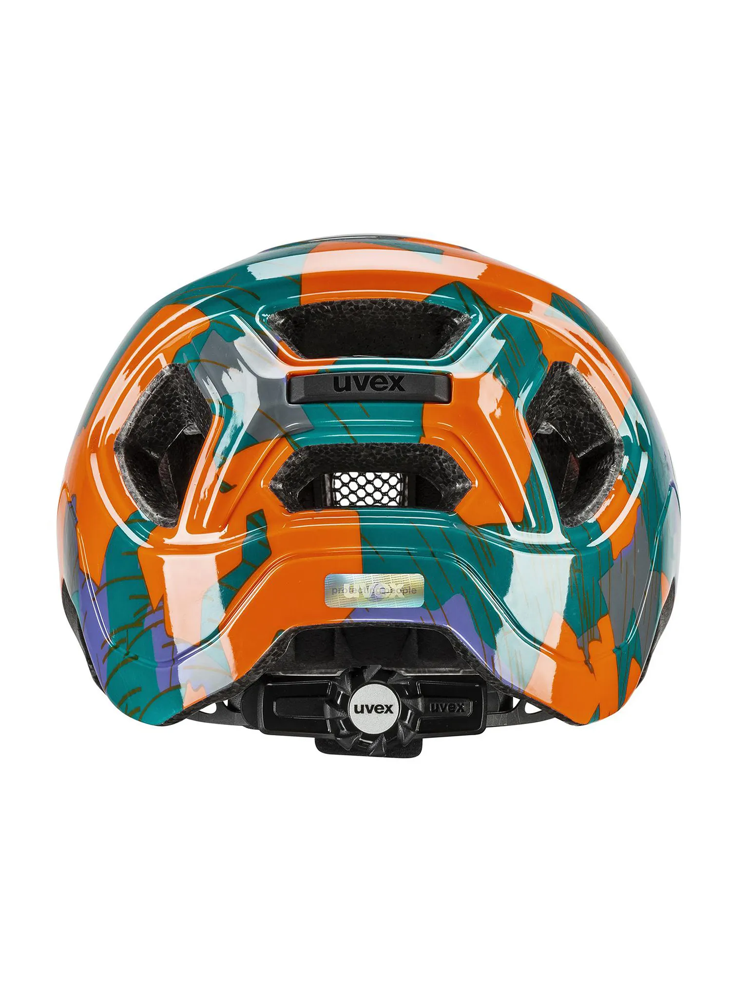 Cyklistická prilba pre deti Uvex React JR. - papaya camo