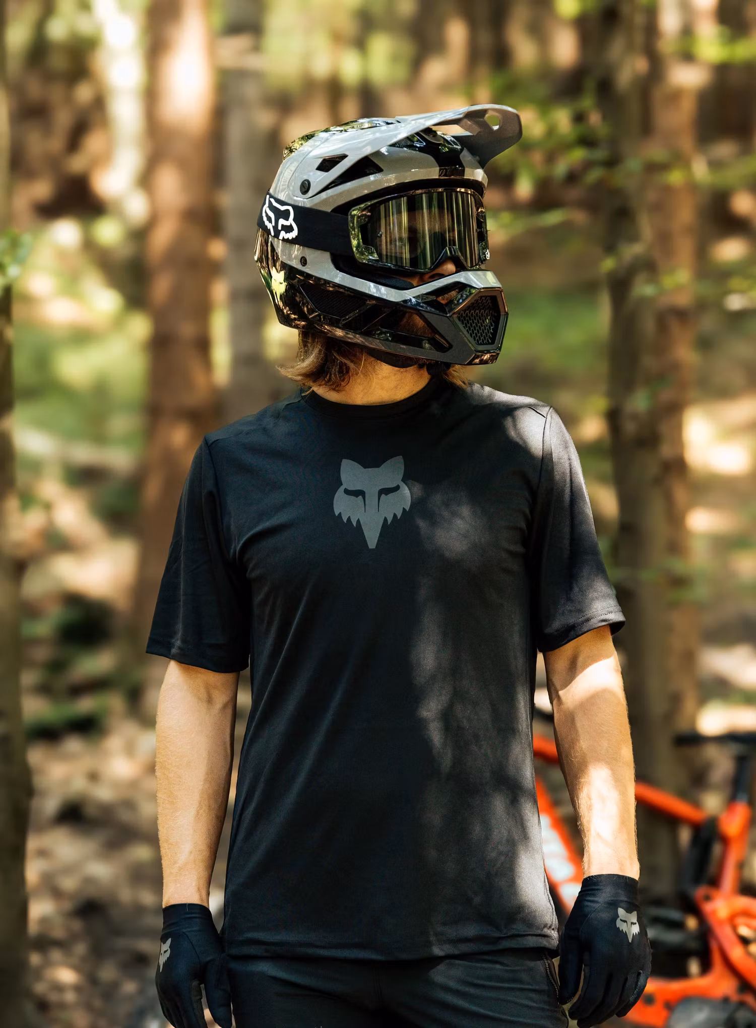 Enduro prilba Fox Rampage - matte black