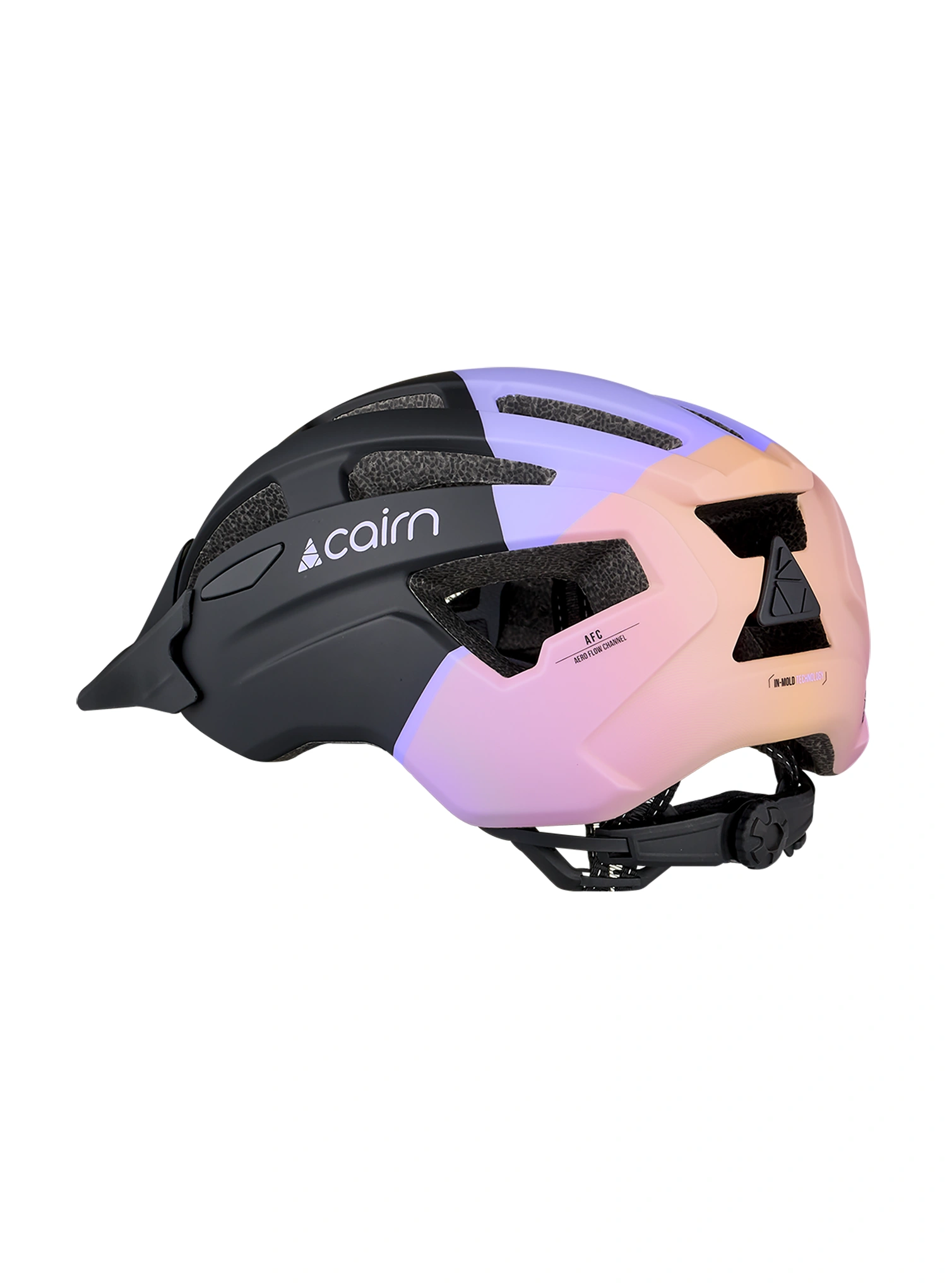 MTB prilba Cairn Prism Xtr II - mat black lilac