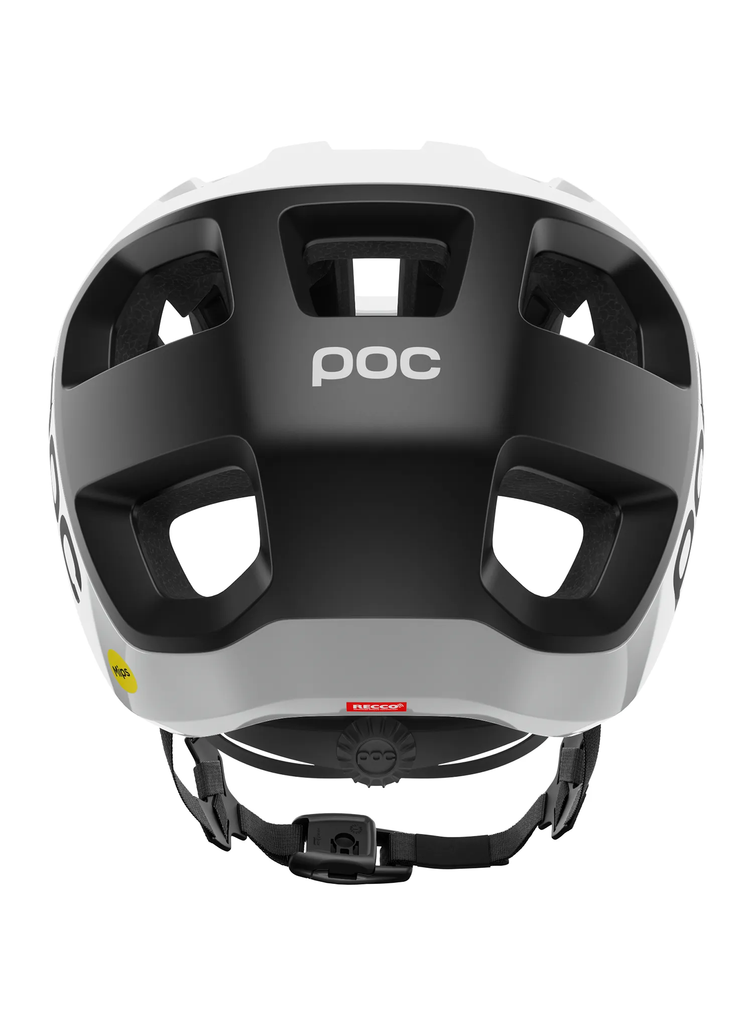 MTB prilba POC Cularis - hydr white/uran blk mat w.logo