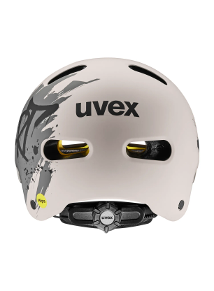 Cyklistická prilba pre deti Uvex Kid 4 Style Mips - dirt warm grey matt