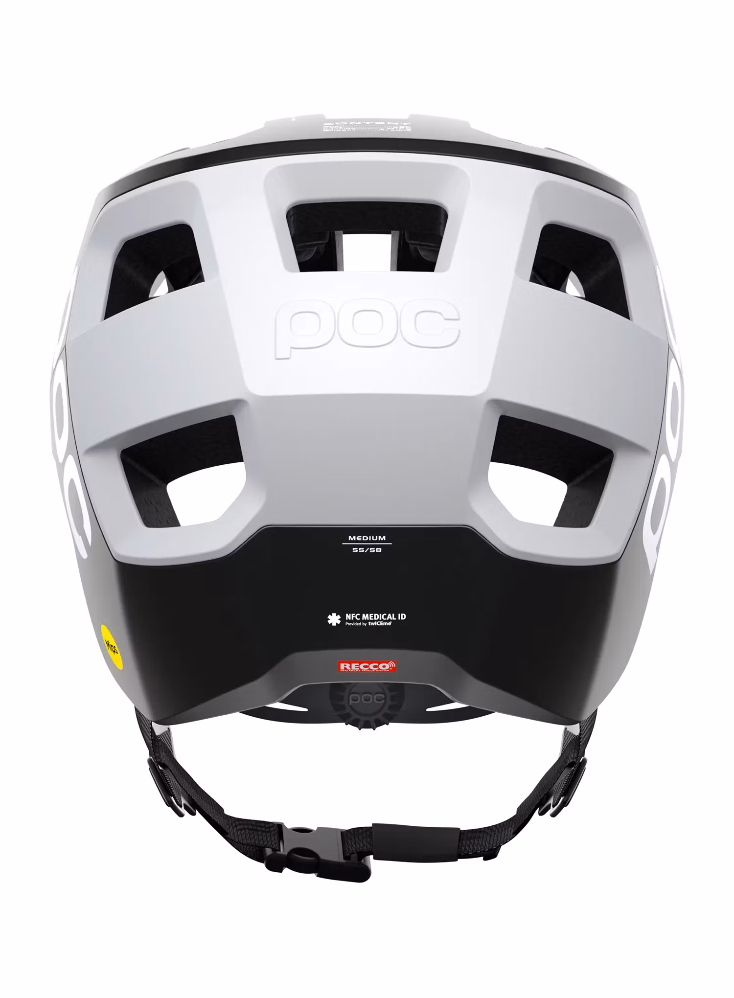 Cyklistická prilba POC Kortal Race Mips - uranium blk mat/hydrogen white