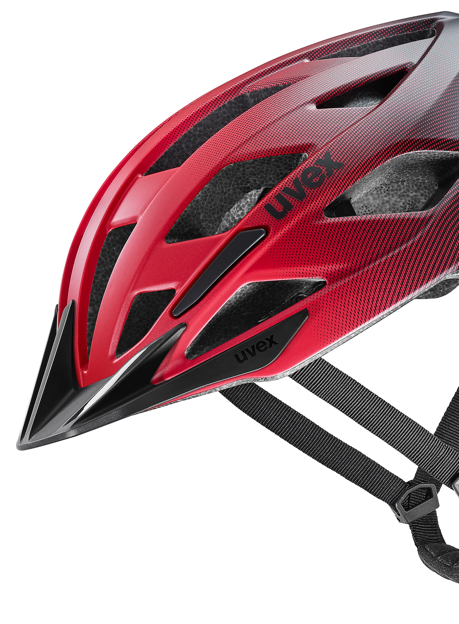 Cyklistická prilba Uvex I-vo 2 - red/black matt