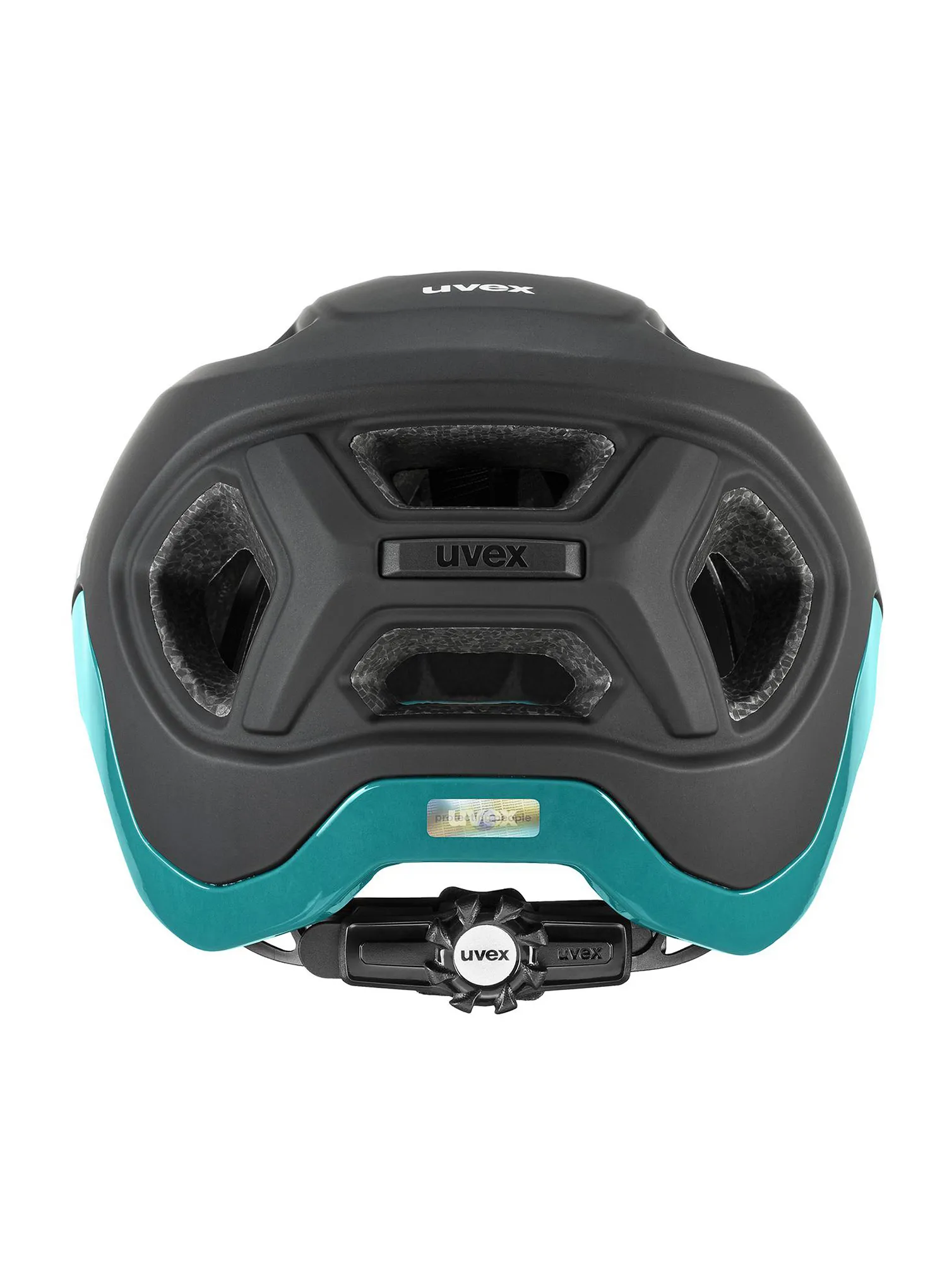 Cyklistická prilba Uvex React - black/teal matt