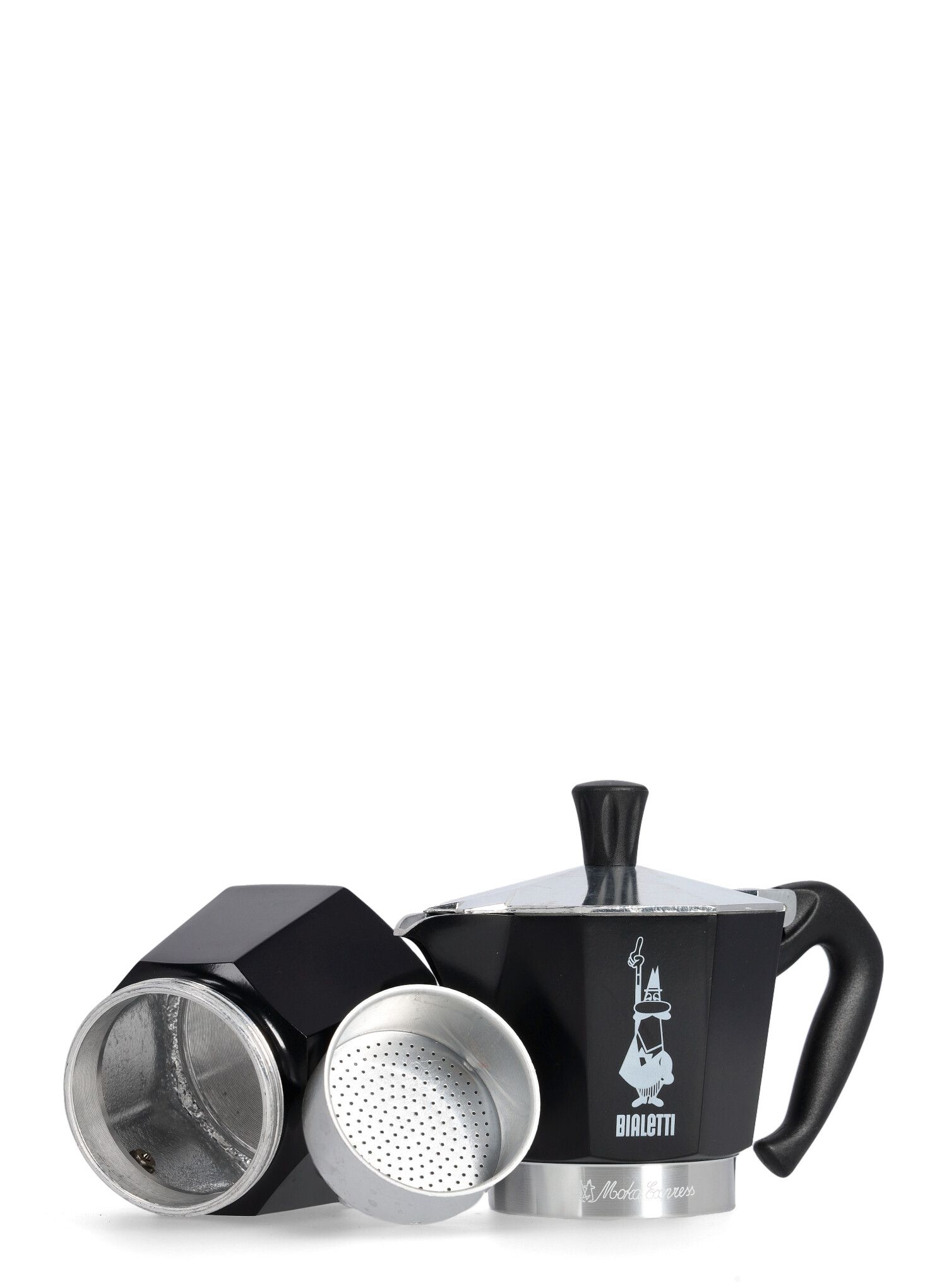 Turistický kávovar Bialetti Moka Express 3TZ - black