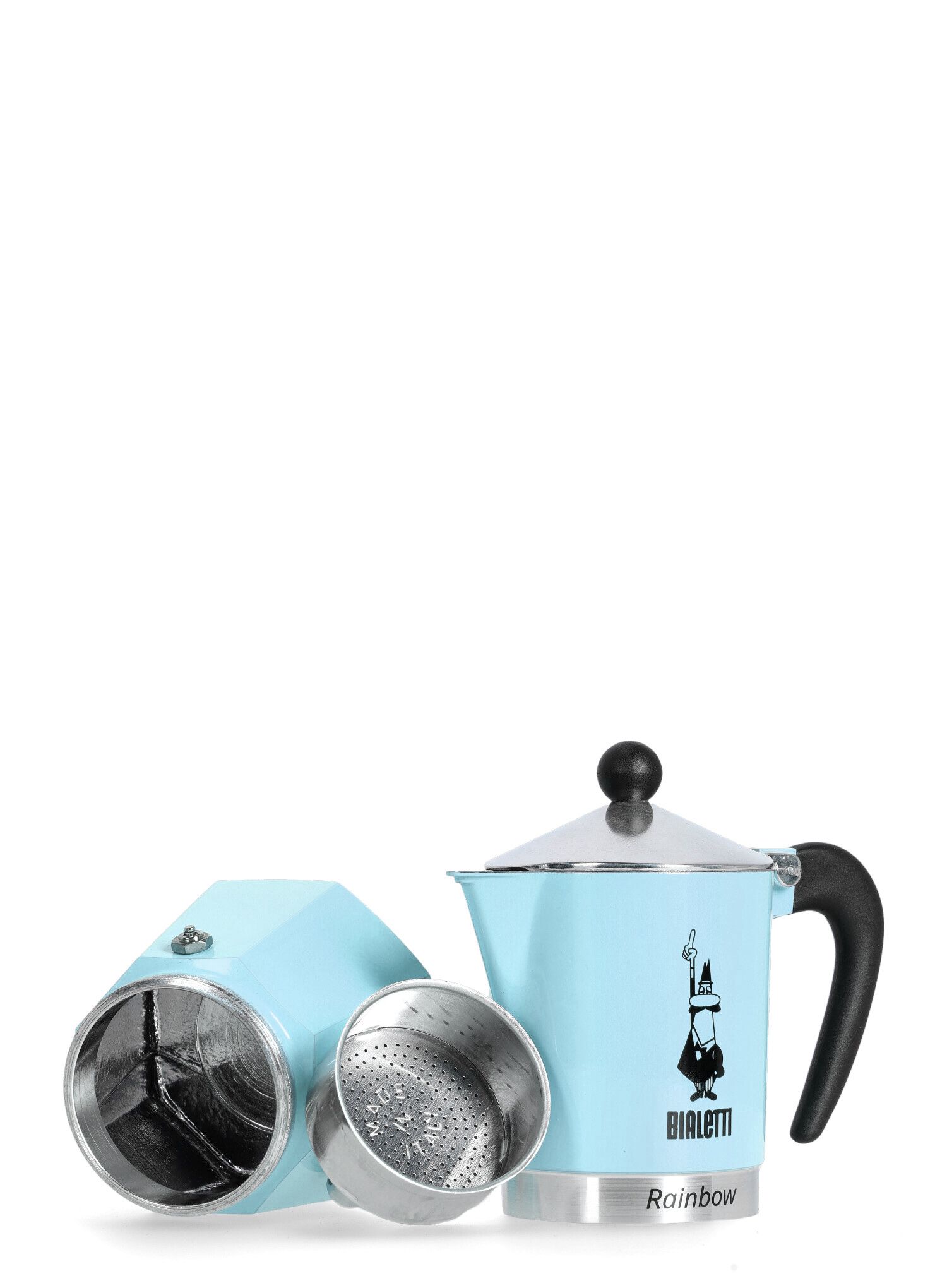 Turistický kávovar Bialetti Rainbow 6TZ - l.blue