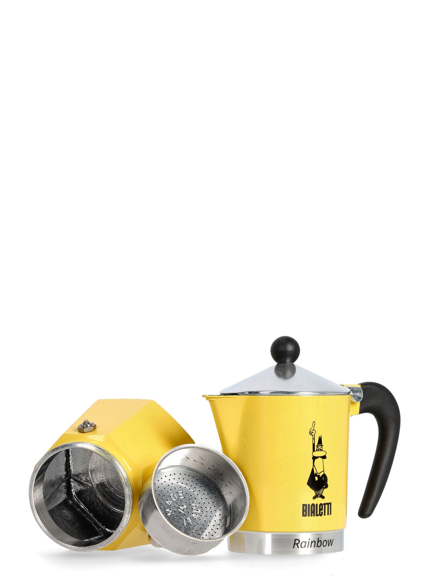 Turistický kávovar Bialetti Rainbow 6TZ - yellow