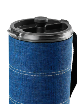 Turistický kávovar GSI Outdoors Javapress 30 oz (887 ml) - blue
