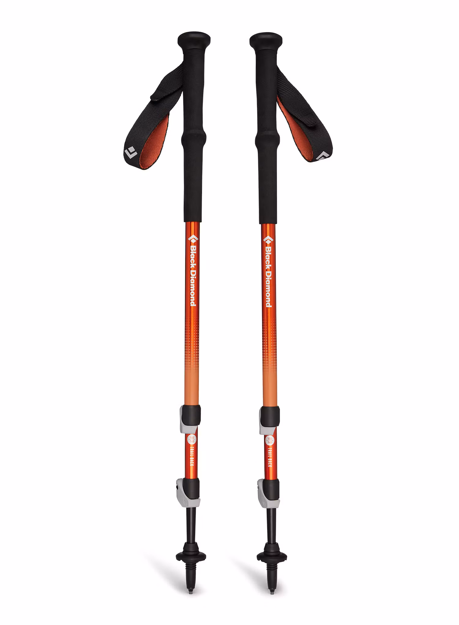 Hliníkové palice Black Diamond Trail Back Trekking Poles - burnt sienna