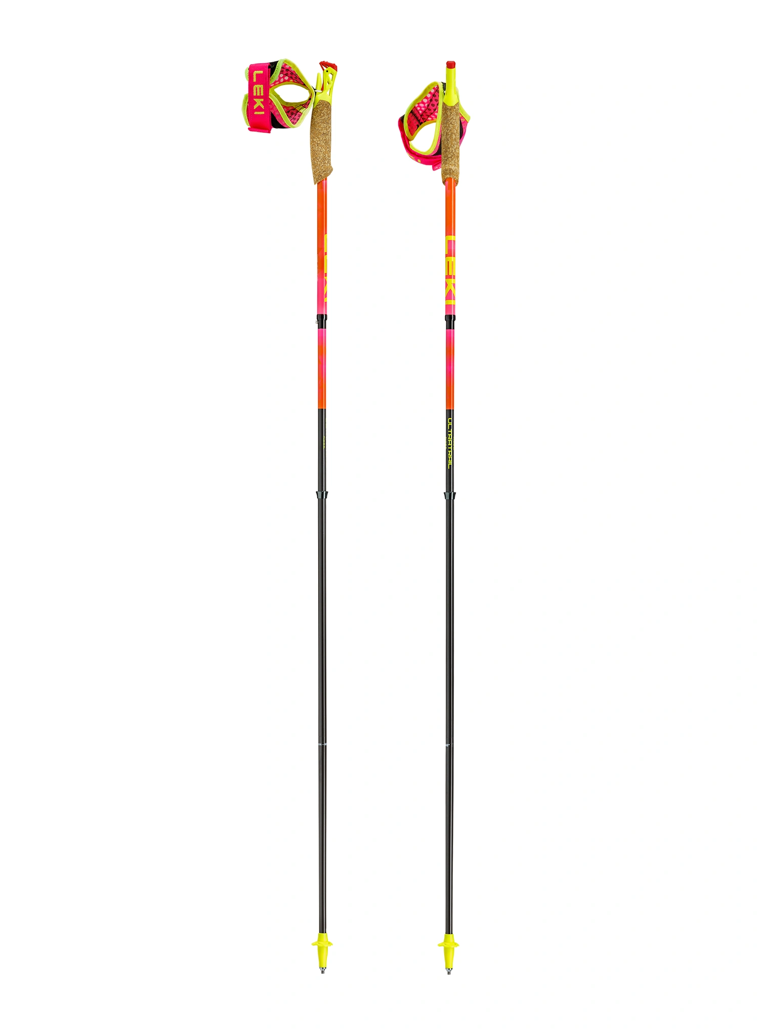Palicky na behanie Leki Ultratrail FX.One Superlite - pink/orange