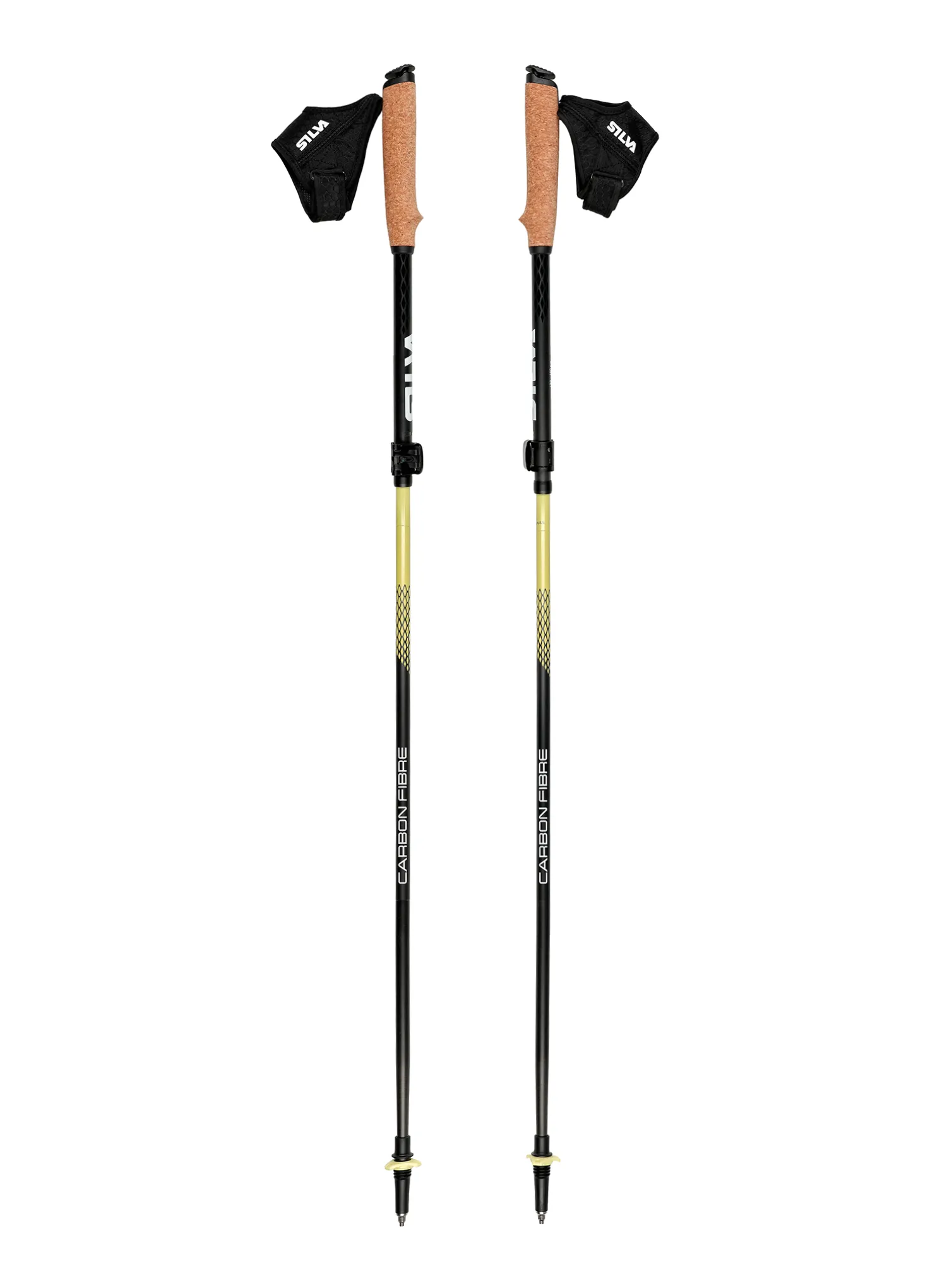 Palicky na behanie Silva Running Poles Carbon Z Adjustable
