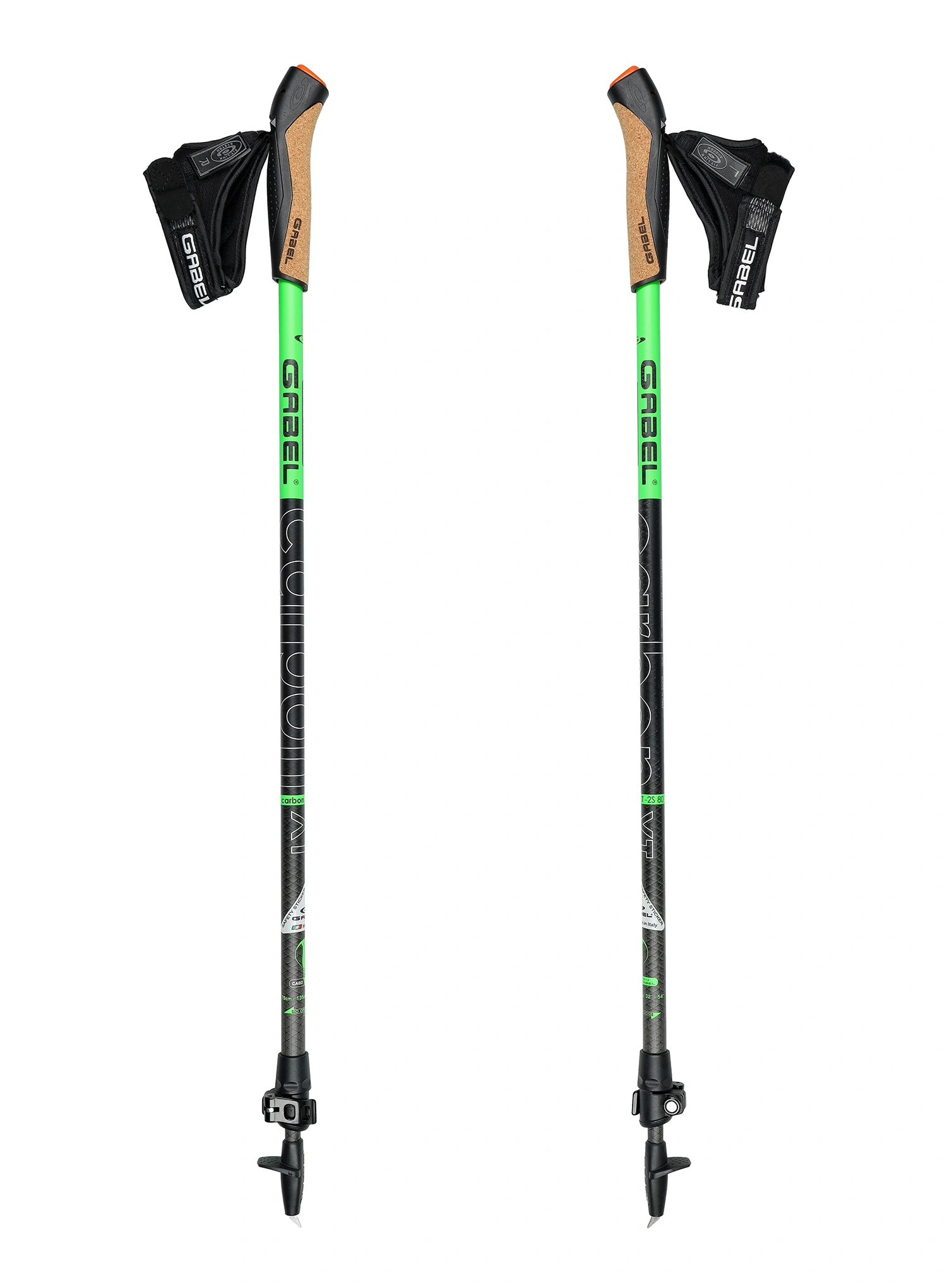 Palice na nordic walking Gabel Carbon XT 2S-80 F.L.