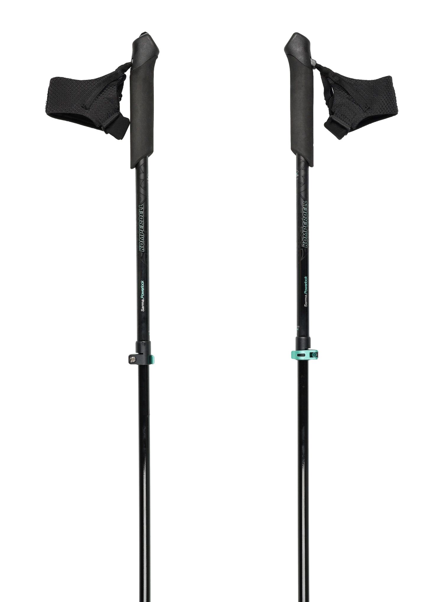 Palice na nordic walking Komperdell Sarma Powerlock - black