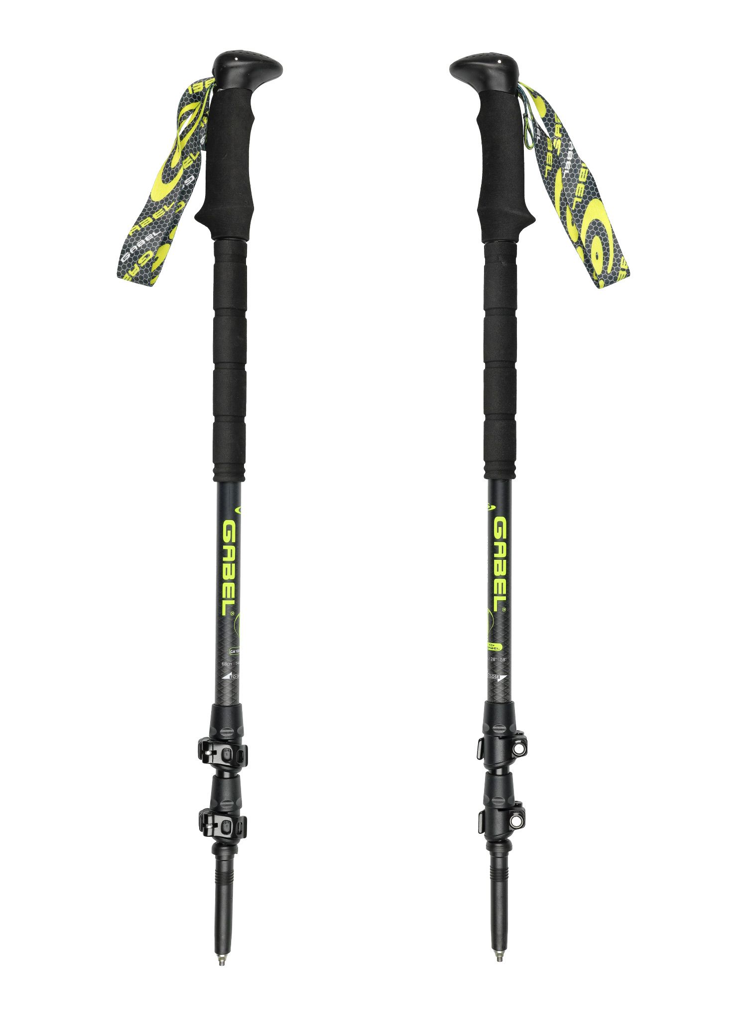 Karbónové palice Gabel Mutigrip Carbon FL EF - black