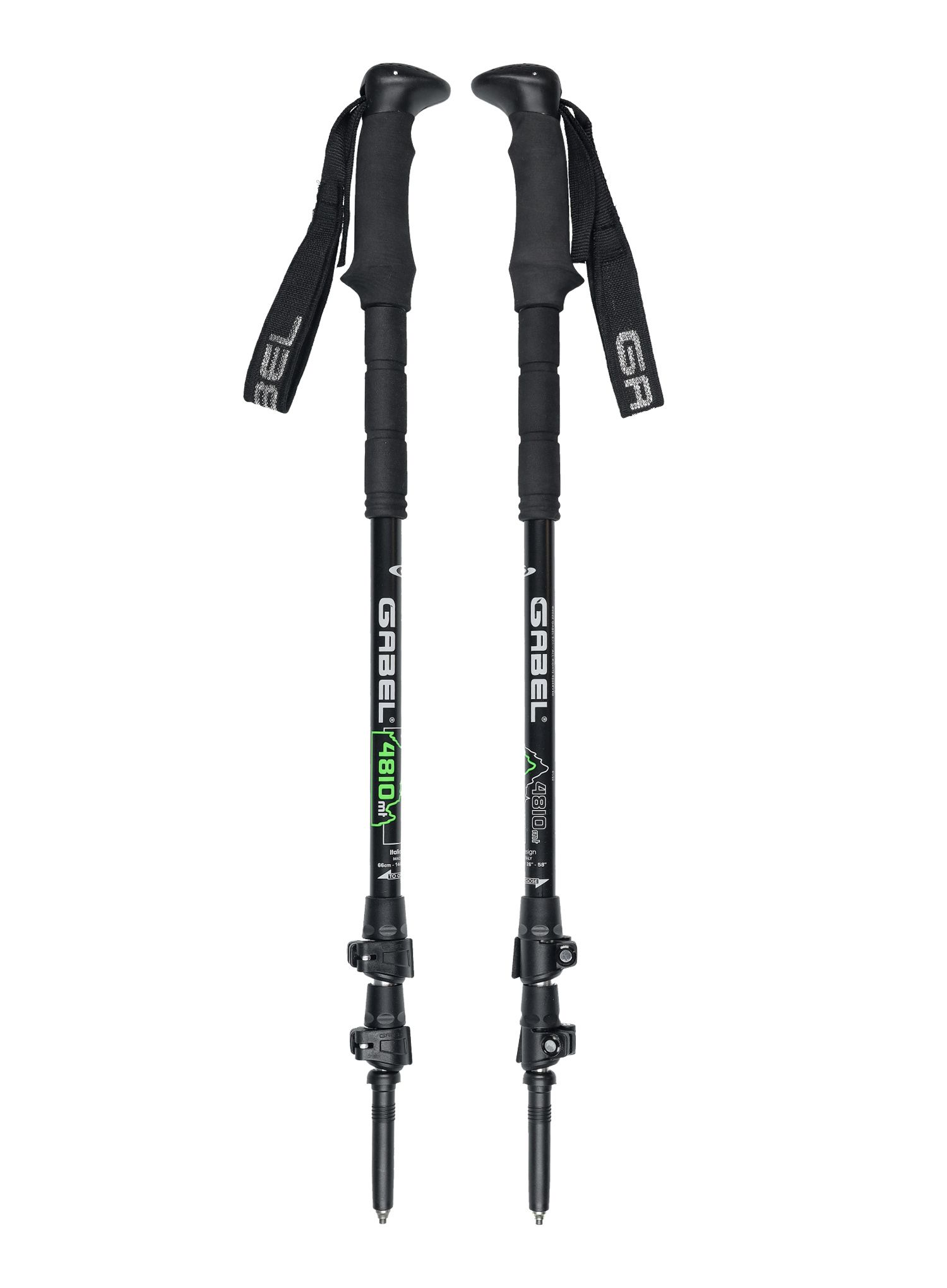 Hliníkové palice Gabel Mont Blanc Tour - black
