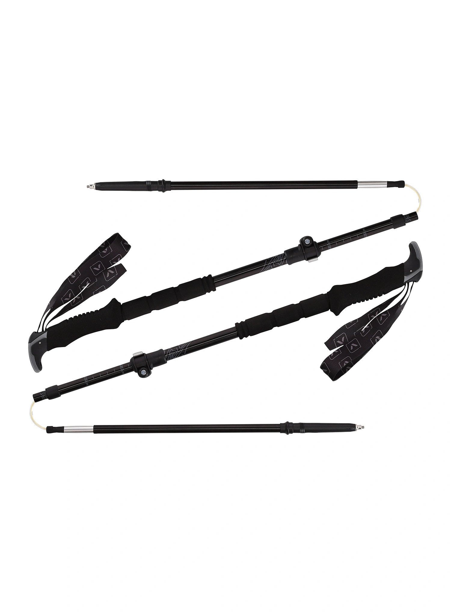 Skialpinistické palice Viking Droppin SBSeries Skitouring - black