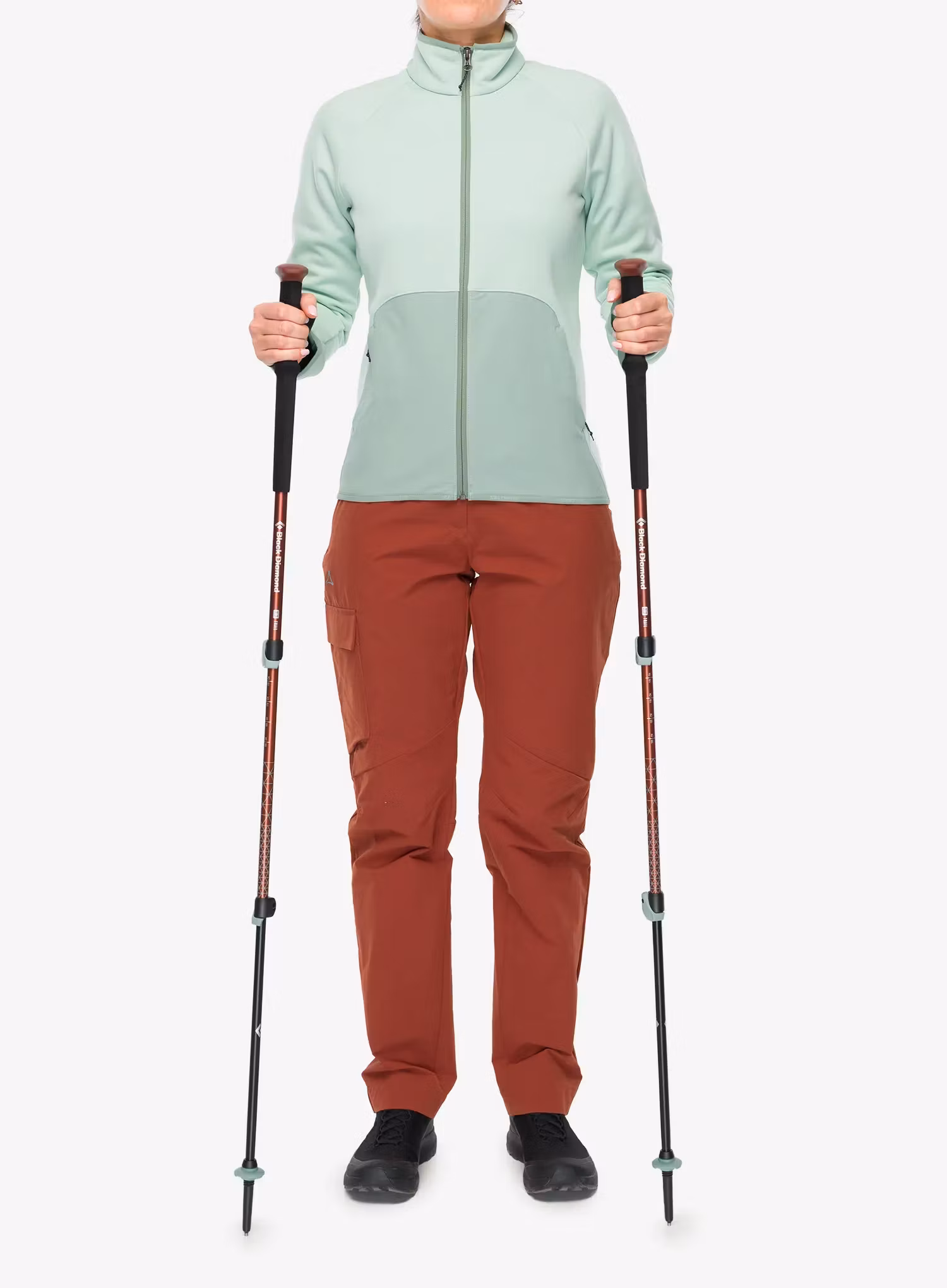 Trekingové palice Black Diamond Trail Trekking Poles - iron red