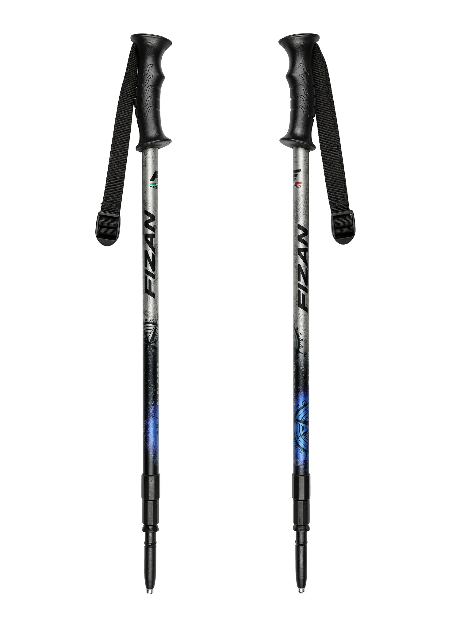 Trekingové palice Fizan Explorer - blue/beige