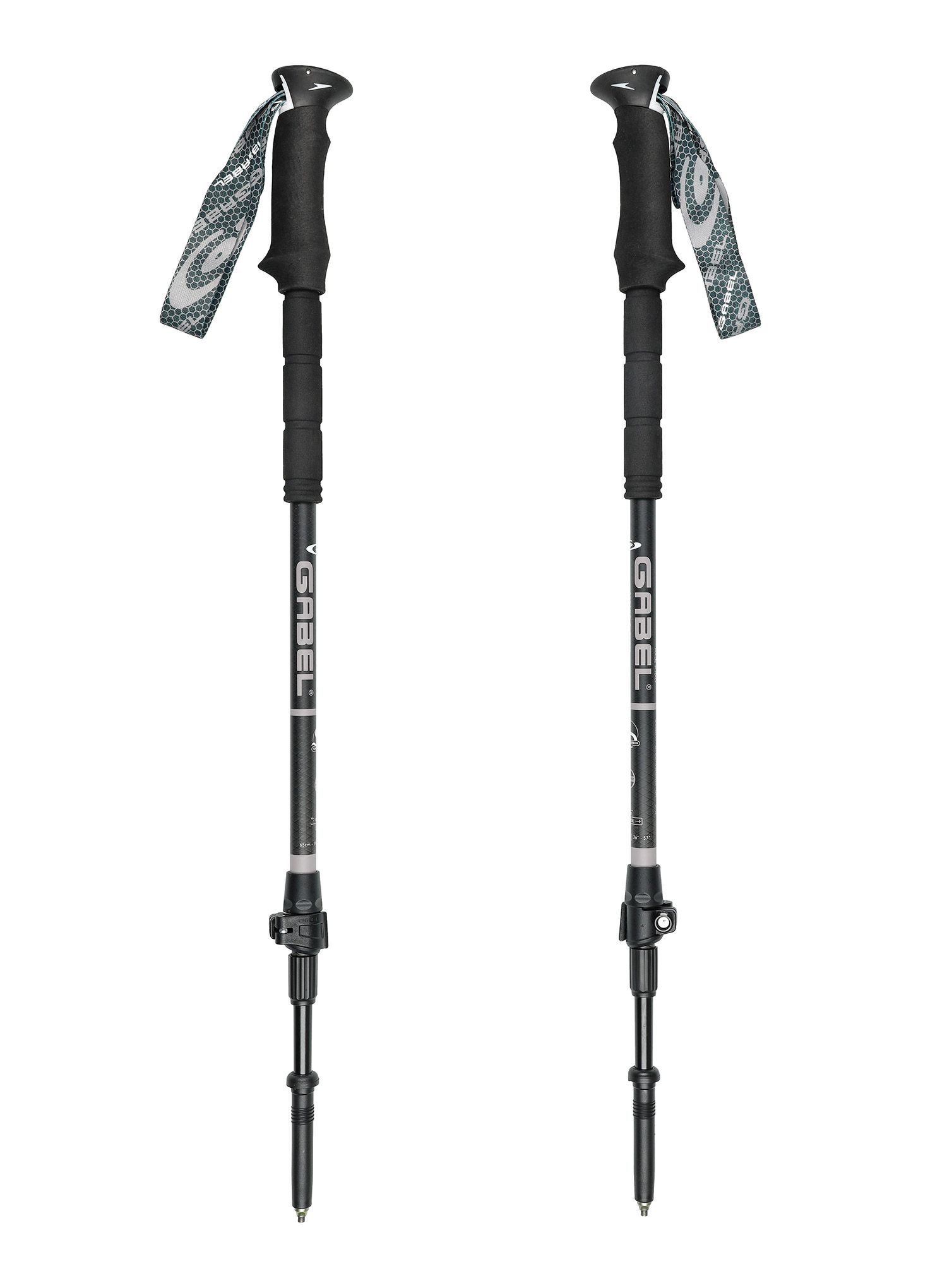 Trekingové palice Gabel Escape Carbon XT Tour AI - black