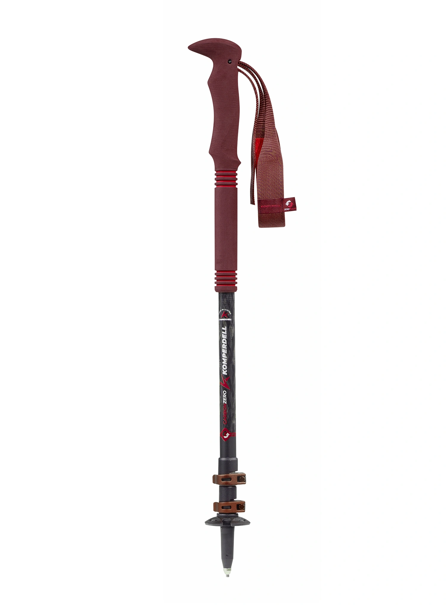 Trekingové palice Komperdell Carbon Pro Zero Compact  - malbec