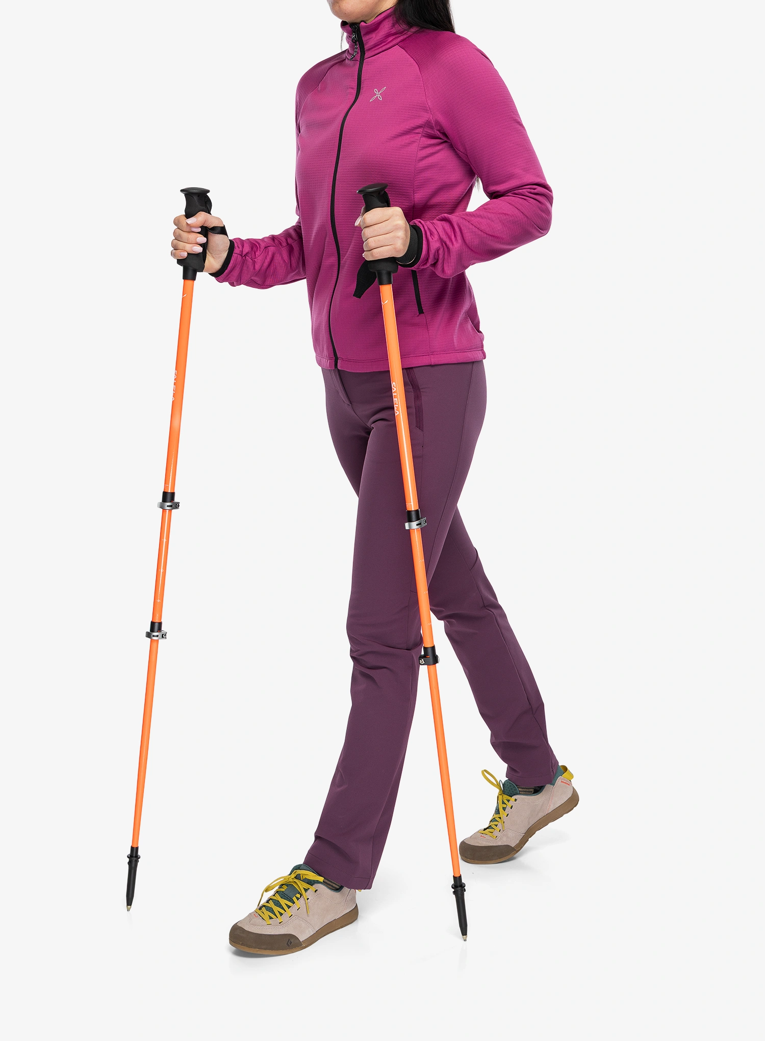 Trekingové palice Salewa Puez Aluminium Pro - hot neon orange