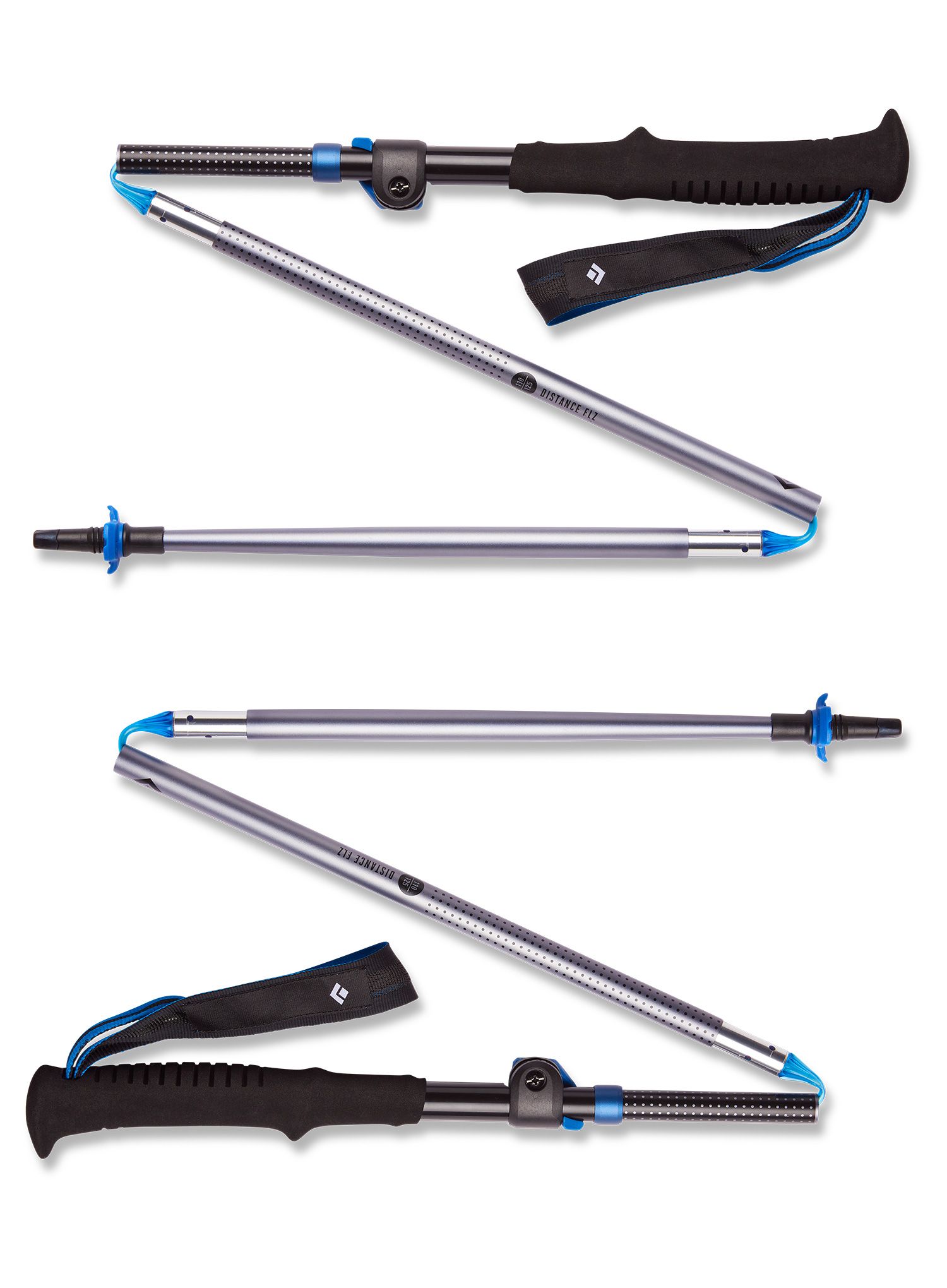 Palicky na behanie Black Diamond Distance FLZ Poles - pewter
