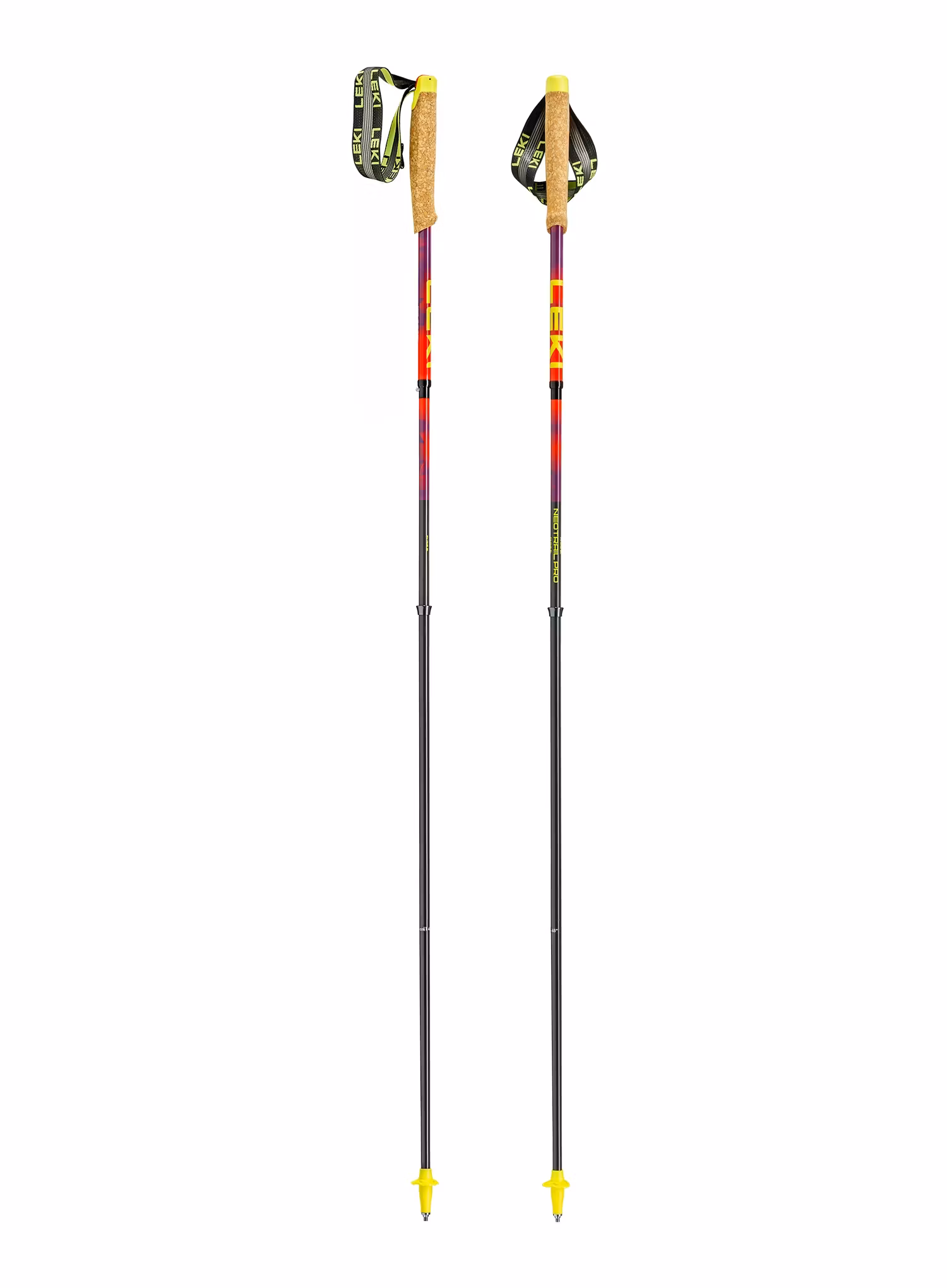 Karbónové trekingové palice Leki Neotrail Pro FX.ONE Superlite - red/violet
