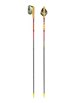 Karbónové trekingové palice Leki Neotrail Pro FX.ONE Superlite - red/violet