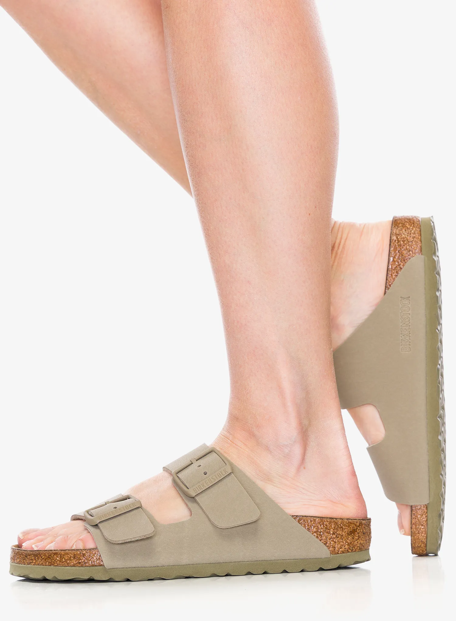 Šľapky dámske Birkenstock Arizona Birko-Flor - faded khaki