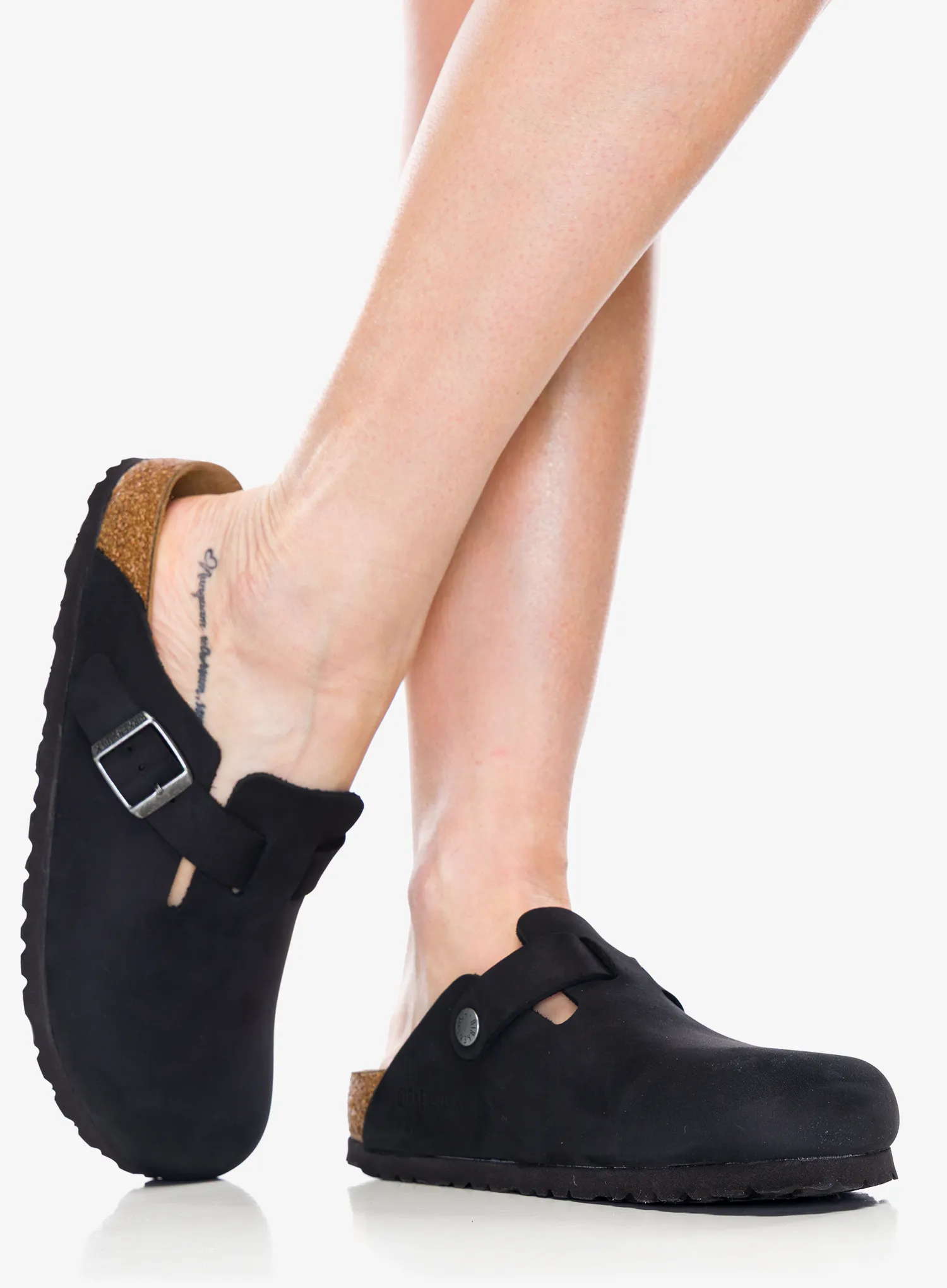 Šľapky dámske Birkenstock Boston Leather Oiled - black
