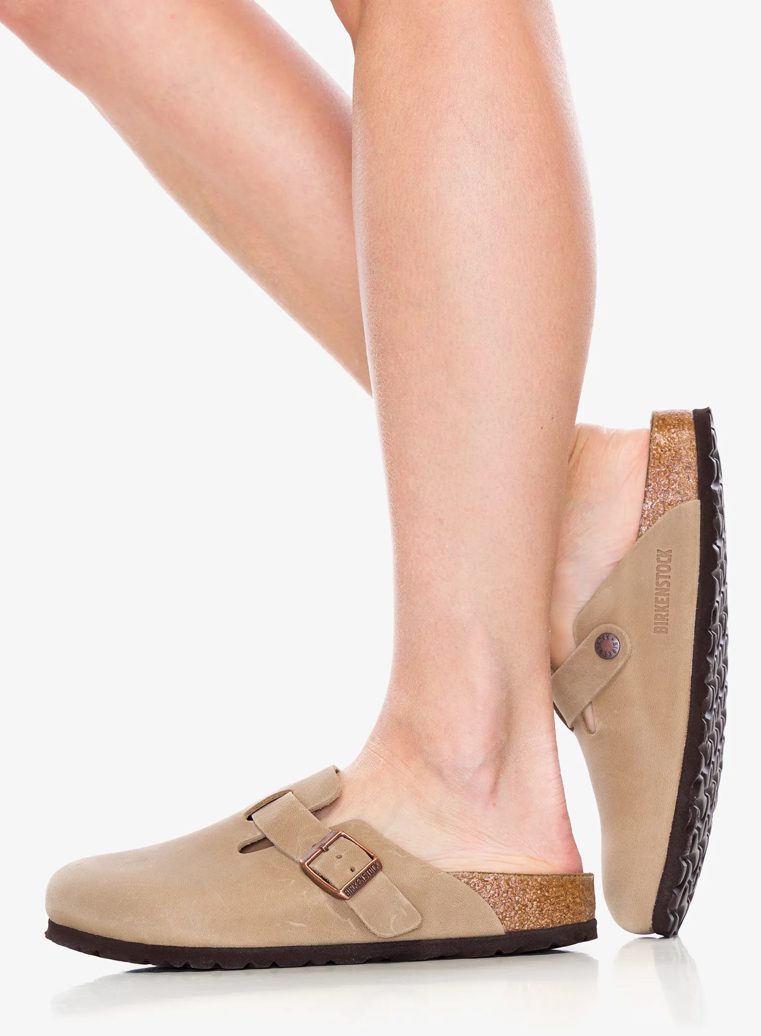Šľapky dámske Birkenstock Boston Leather Oiled - tabacco brown
