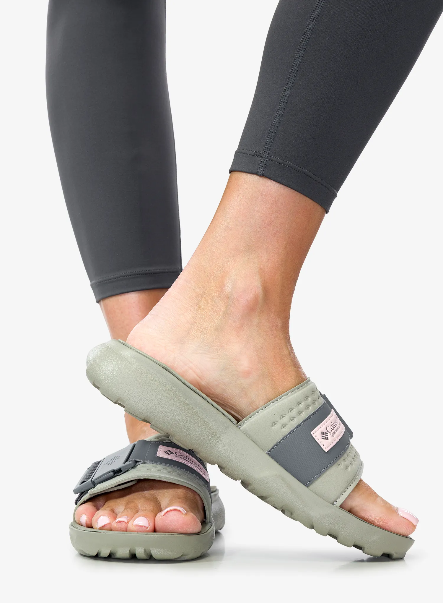 Šľapky dámske Columbia Peakfreak Roam Slide - grey green/ti grey steel