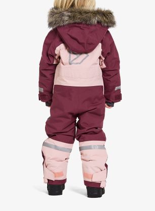 Kombinézy pre dievčatá Didriksons Bjarven Coverall 3 - dusty pink
