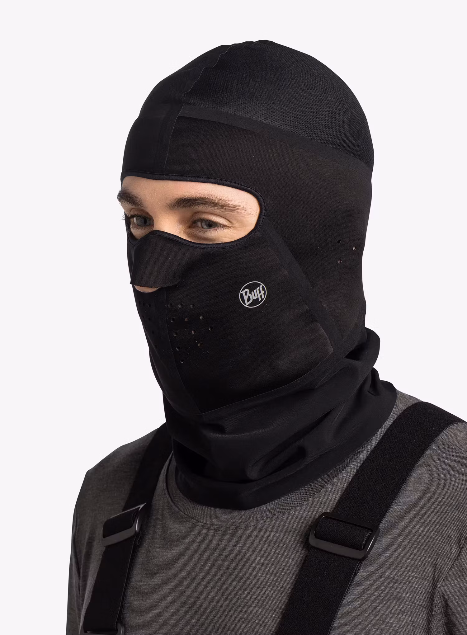 Kukla Buff Windproof Balaclava - logo black