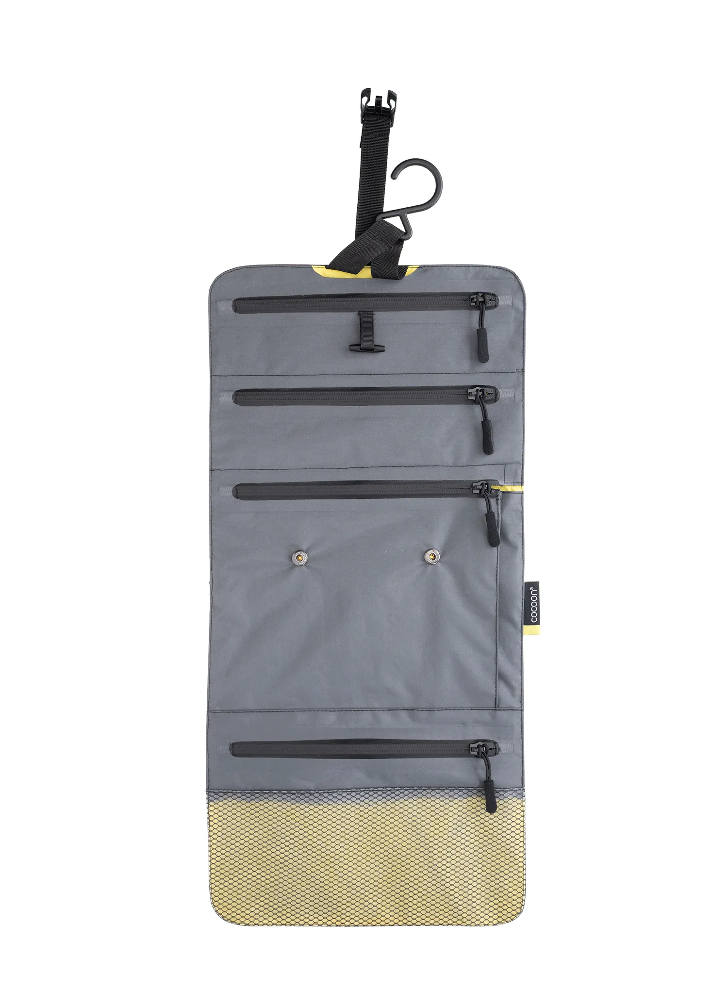 Kozmetická taštička Cocoon Hanging Toiletry Kit - Minimalist - grey/black/yellow