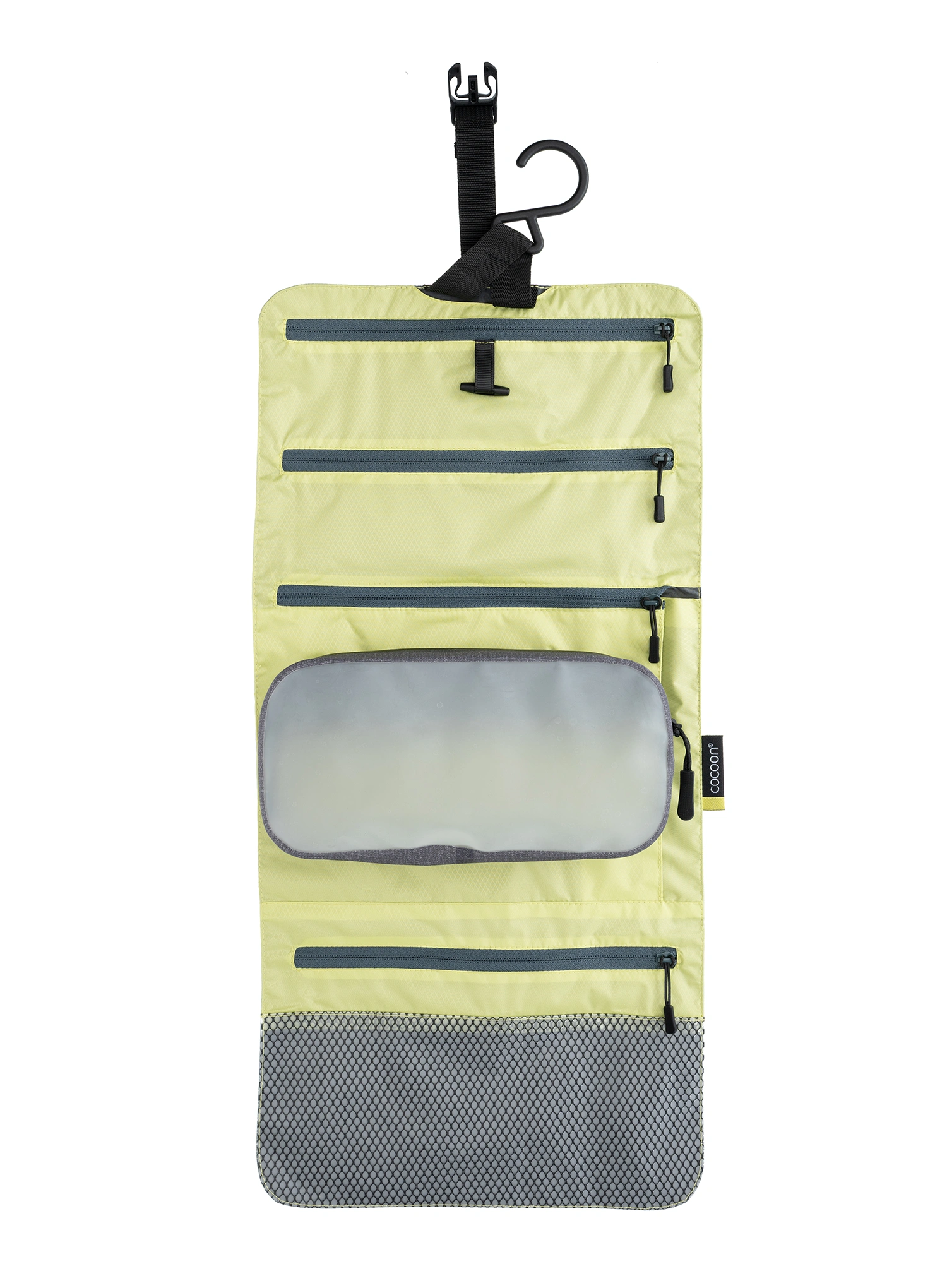 Kozmetická taštička Cocoon Hanging Toiletry Kit - Minimalist - Light - star grey/ wild lime