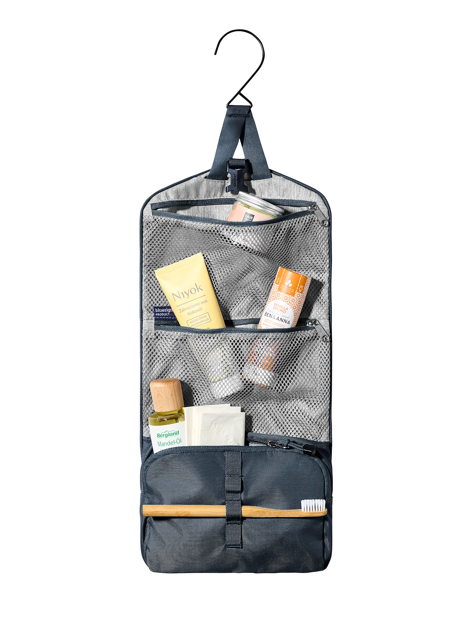 Kozmetická taštička Deuter Wash Bag I - black/black